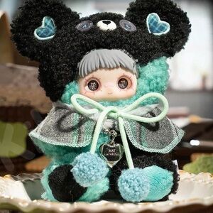 MayMei Tiny Bear Cookie Series Plush Blind Box-Mint Chocolate